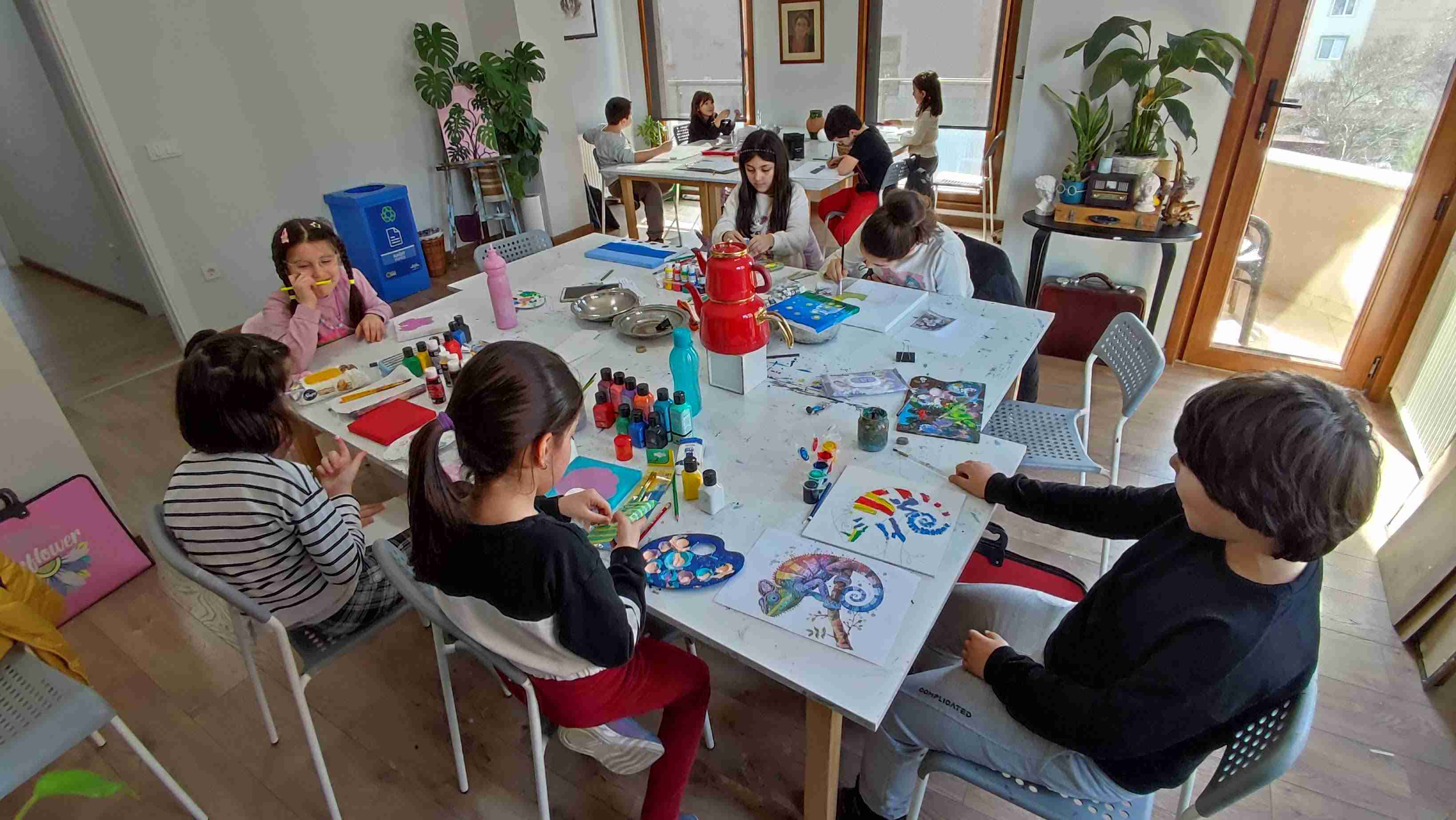 Resim Dersi Eğitimlerimizden Kareler