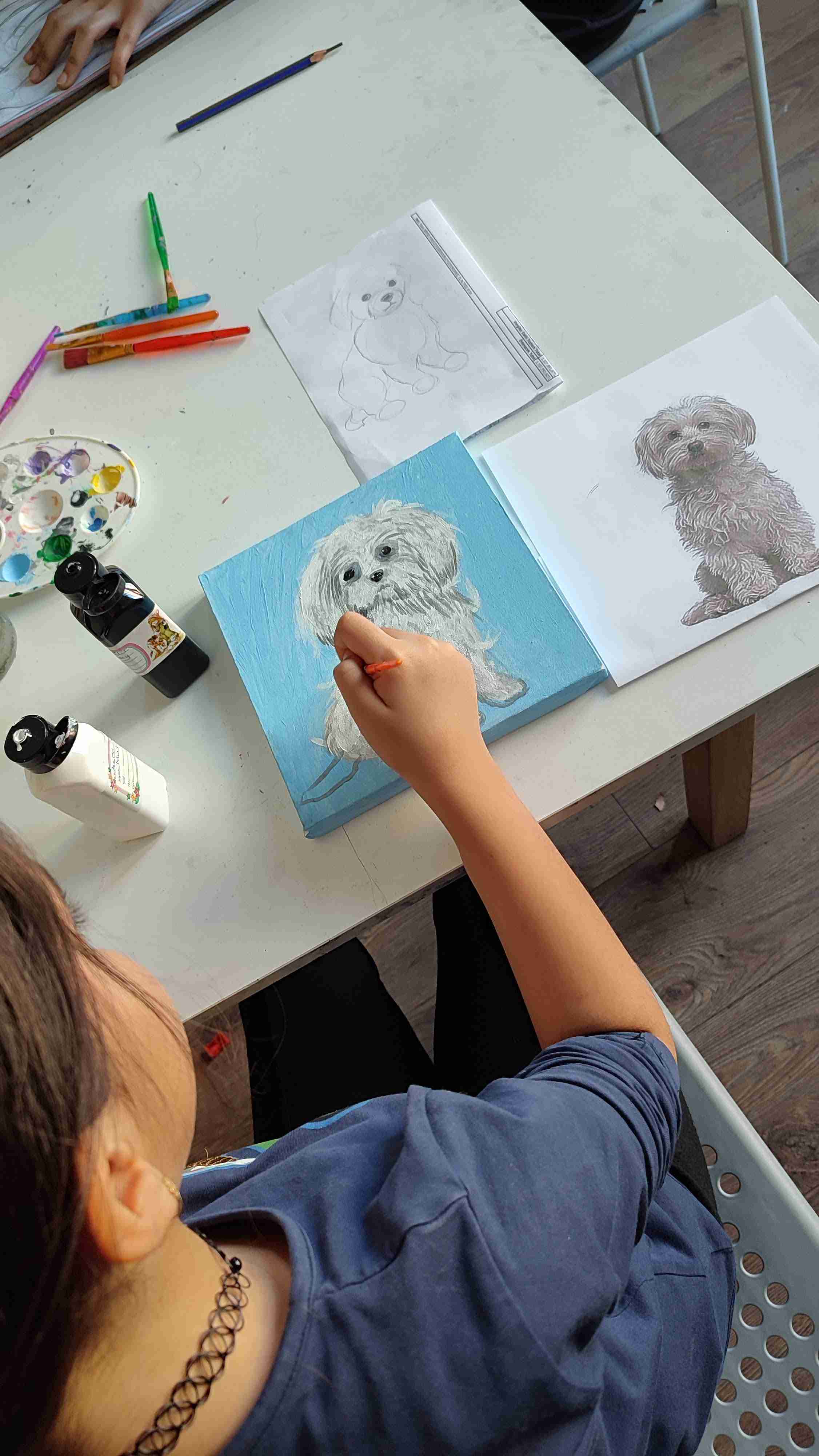 Resim Dersi Eğitimlerimizden Kareler