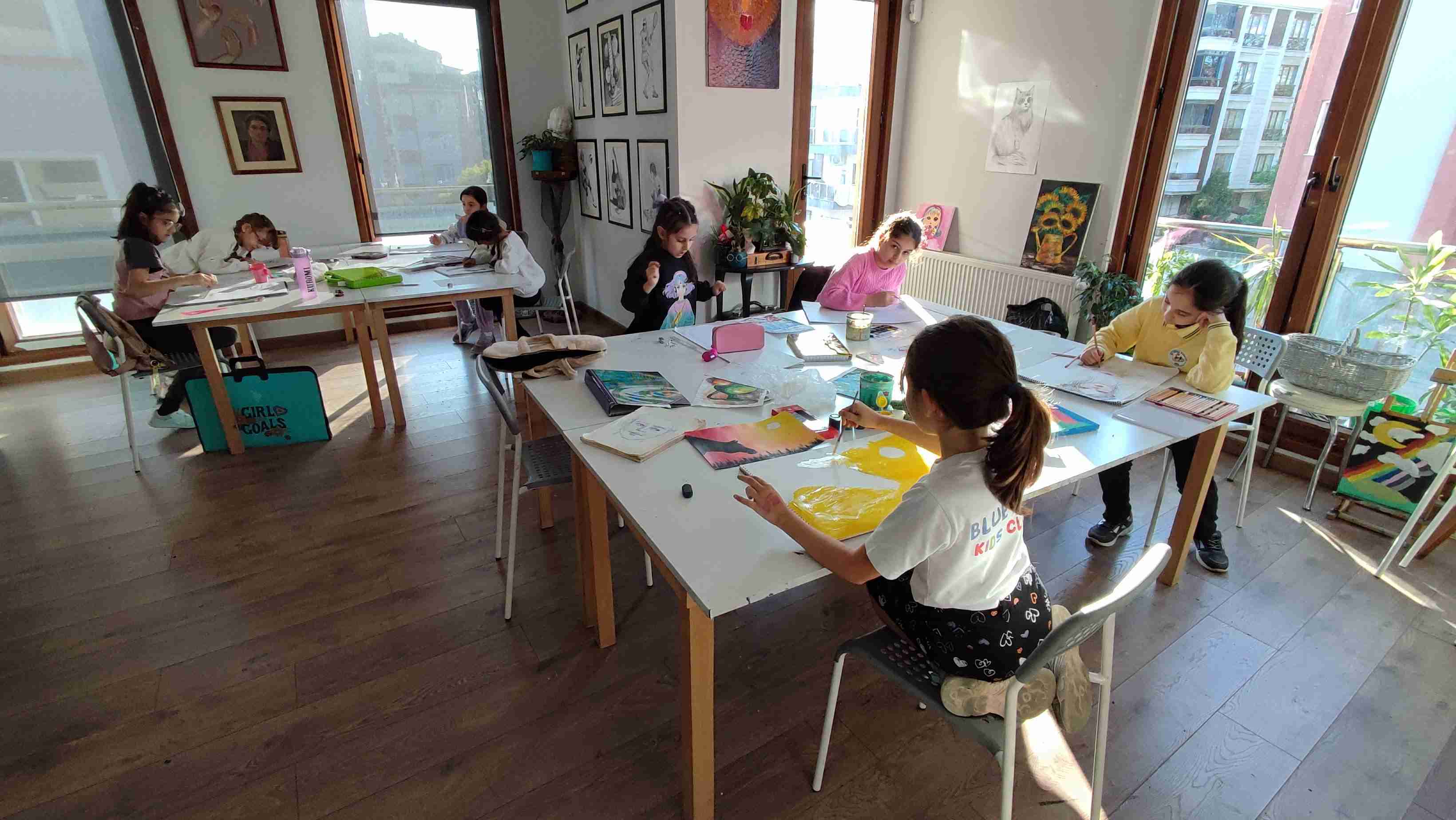 Resim Dersi Eğitimlerimizden Kareler