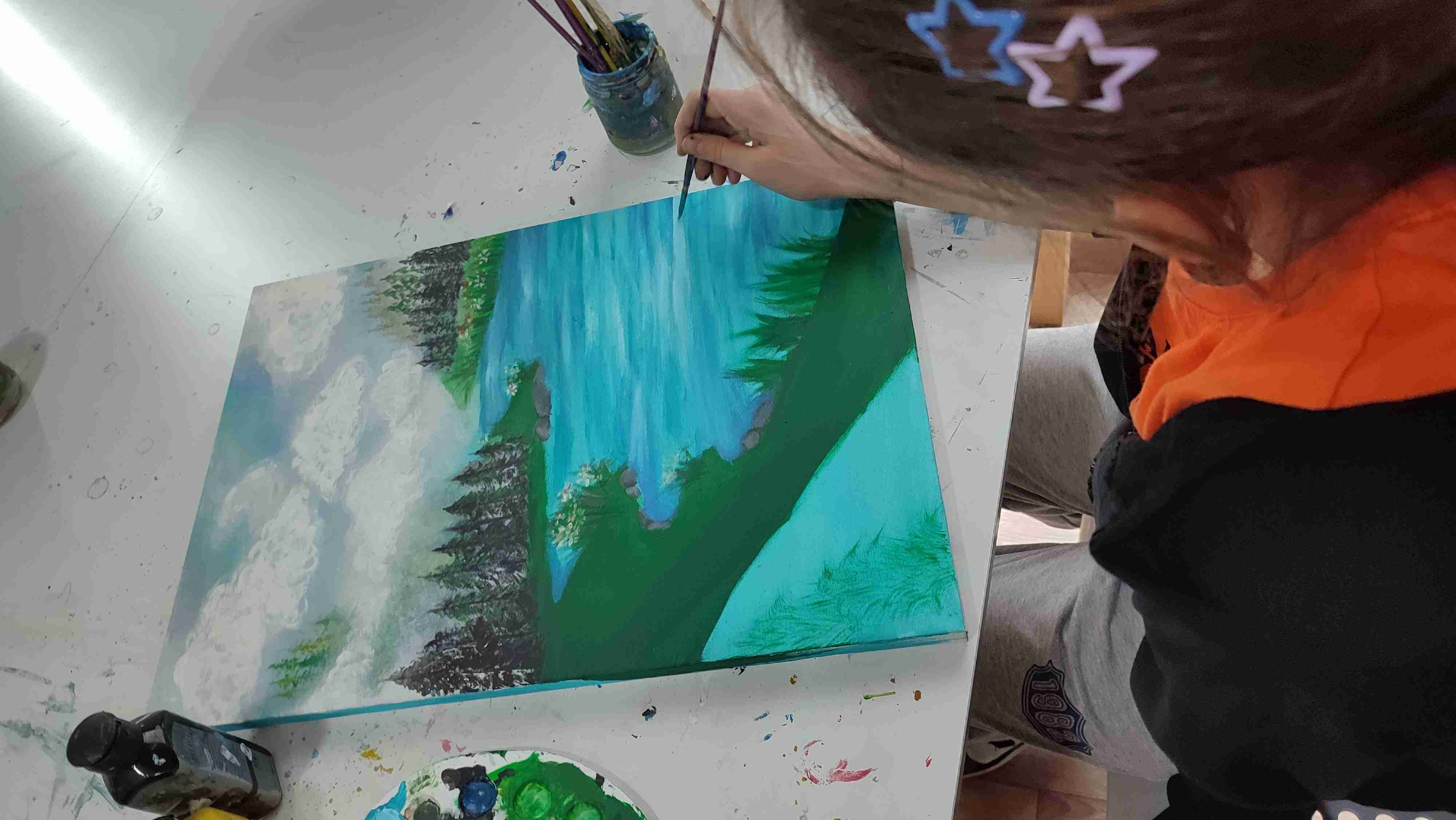 Resim Dersi Eğitimlerimizden Kareler