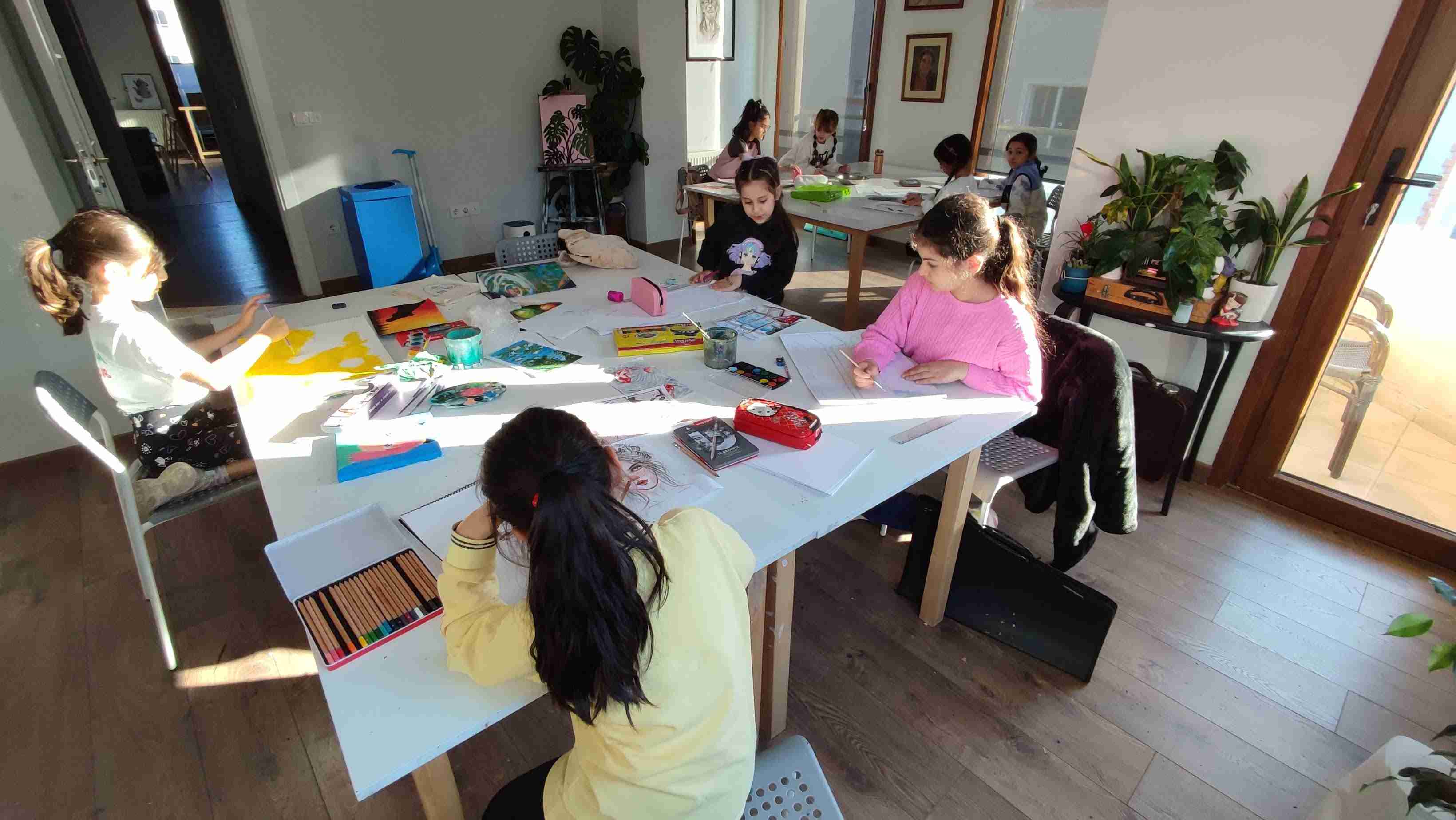 Resim Dersi Eğitimlerimizden Kareler