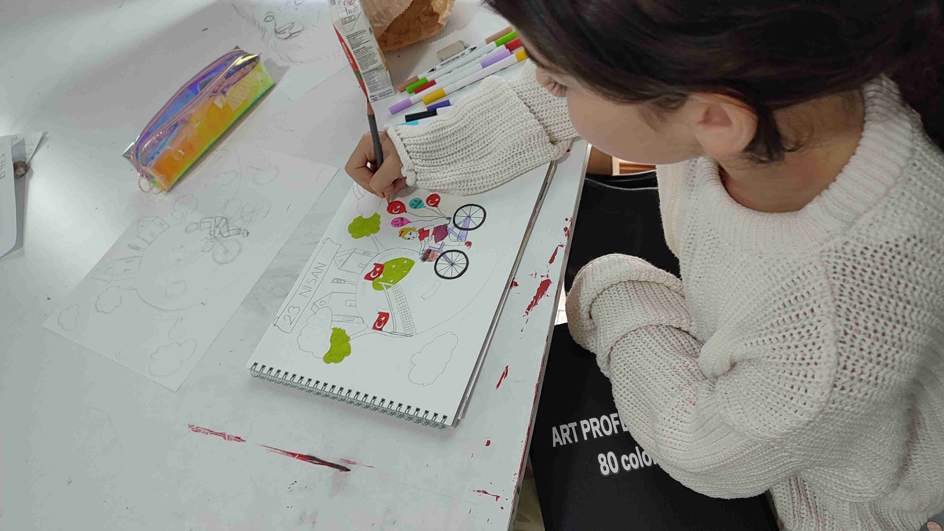 Resim Dersi Eğitimlerimizden Kareler