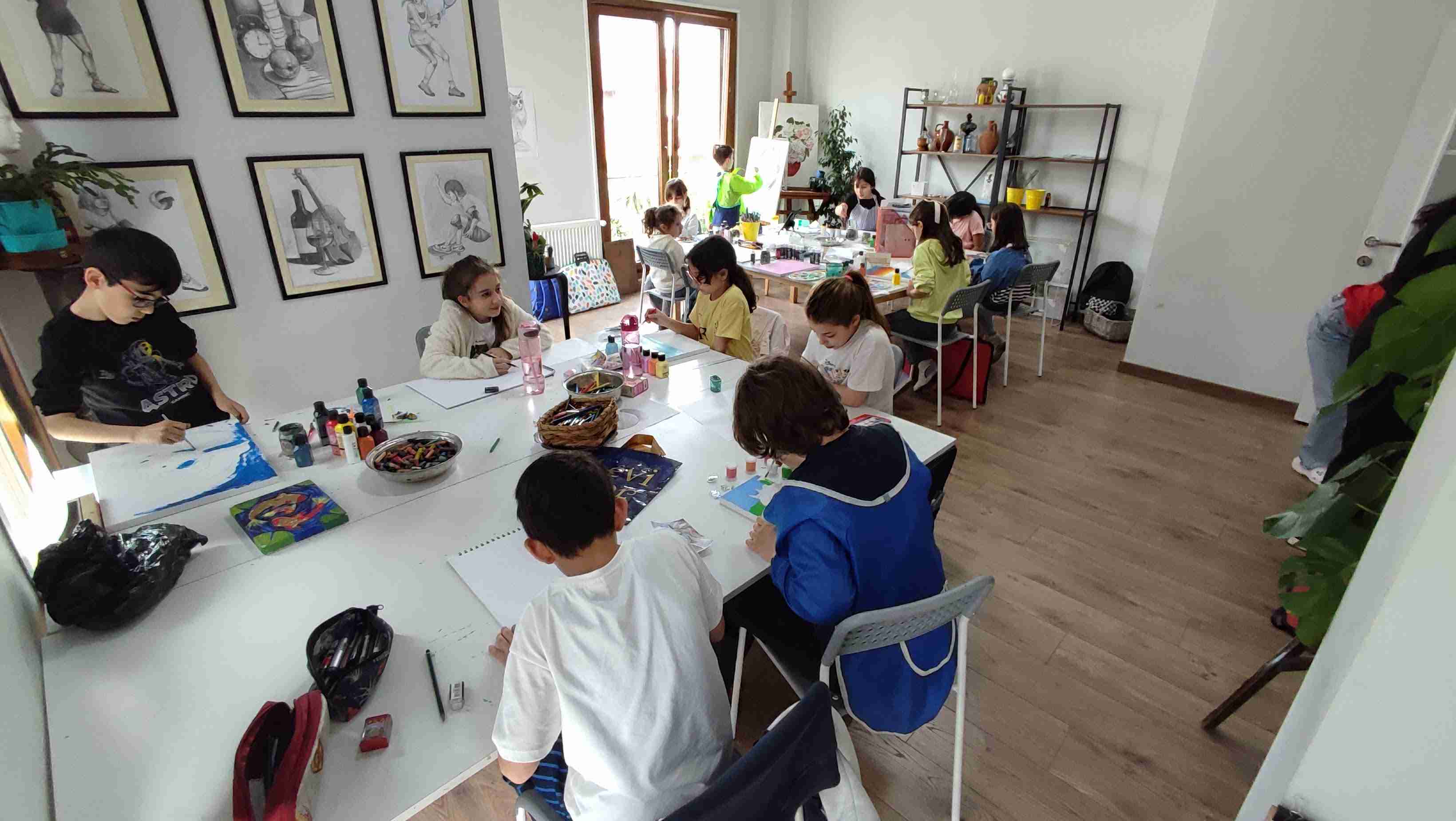 Resim Dersi Eğitimlerimizden Kareler