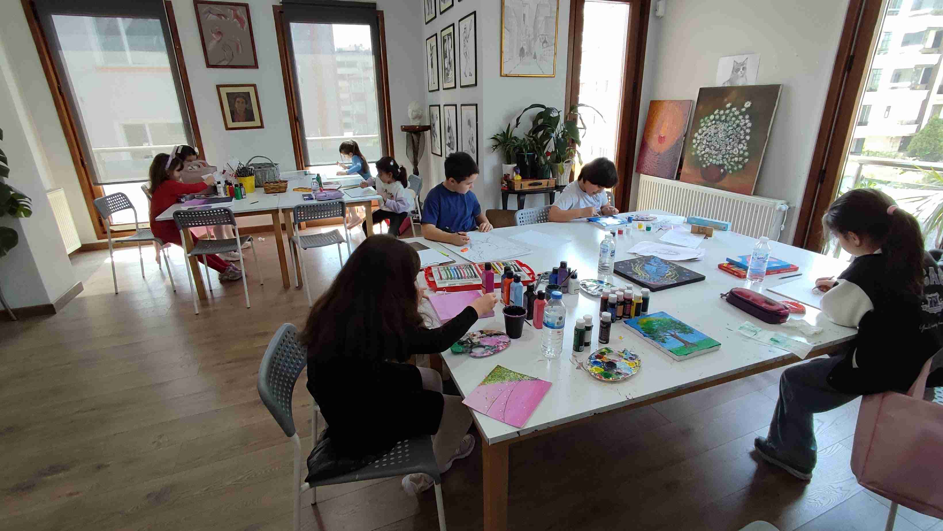 Resim Dersi Eğitimlerimizden Kareler