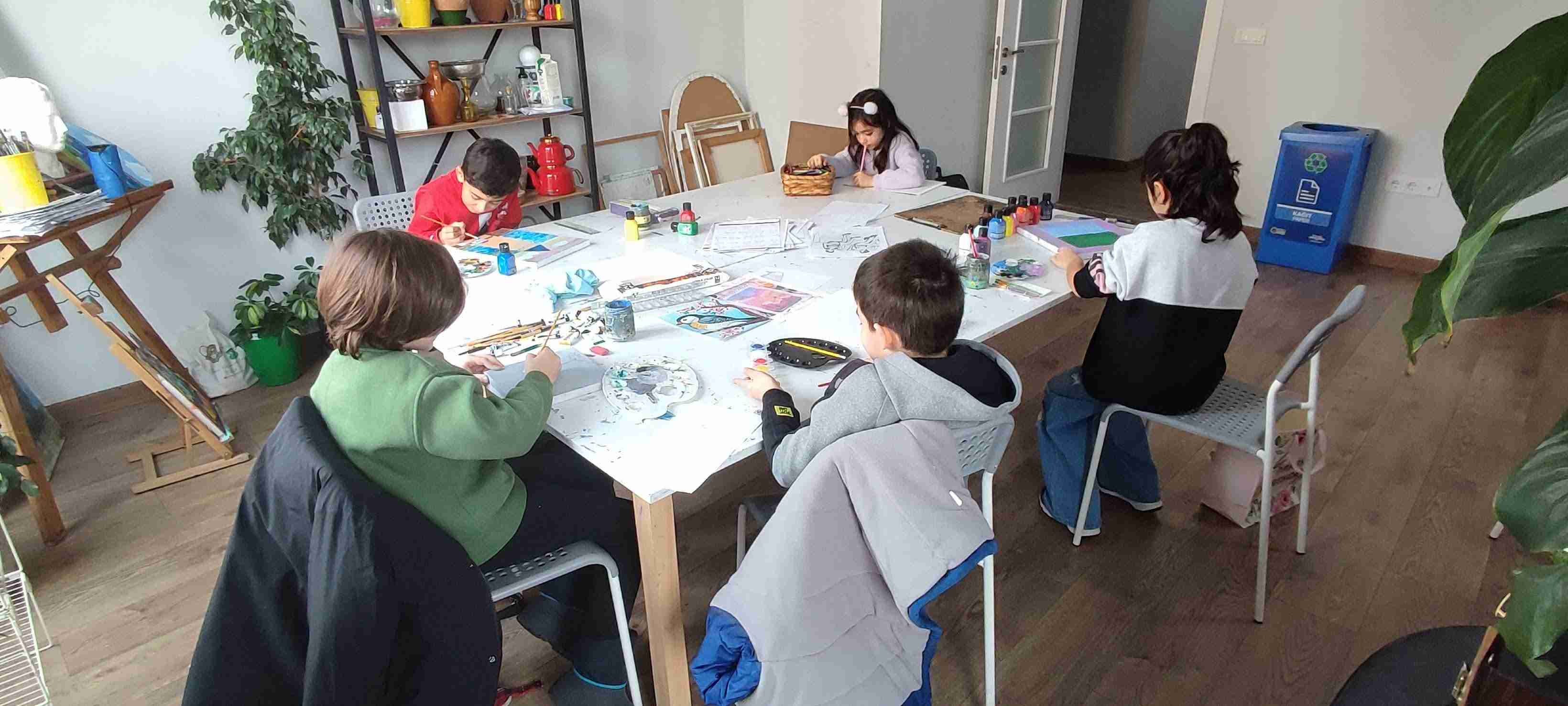 Resim Dersi Eğitimlerimizden Kareler