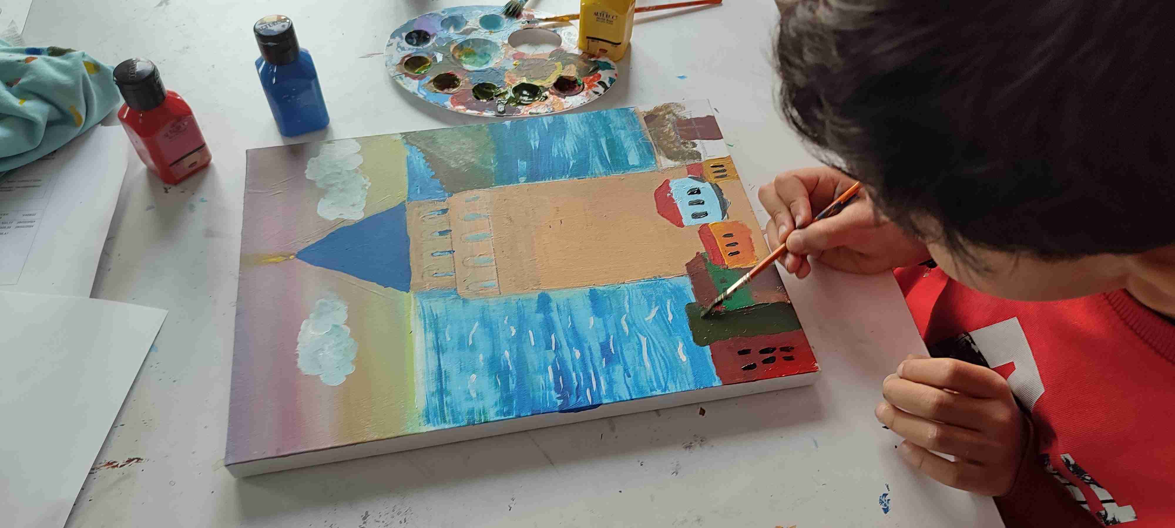 Resim Dersi Eğitimlerimizden Kareler