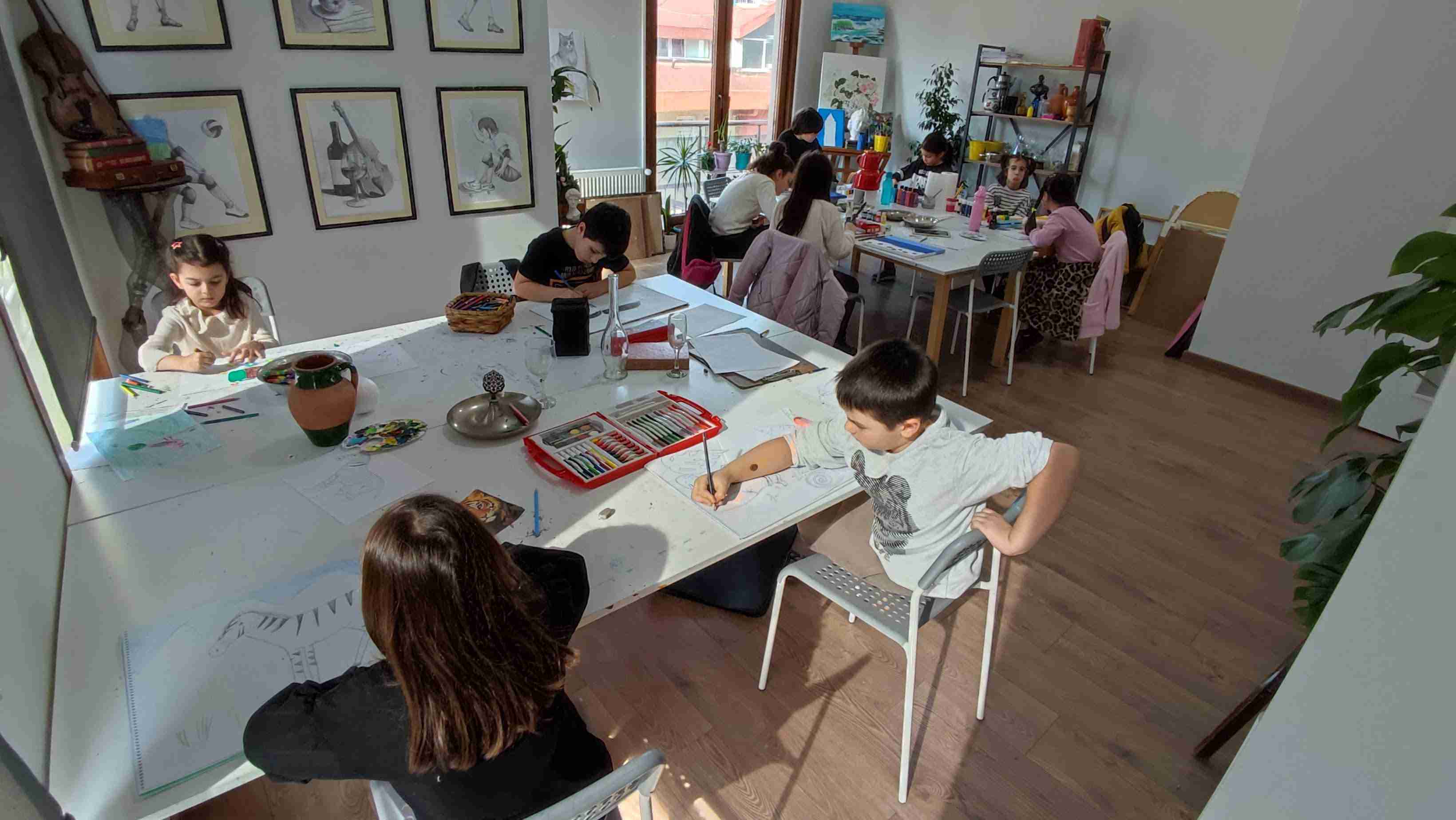 Resim Dersi Eğitimlerimizden Kareler