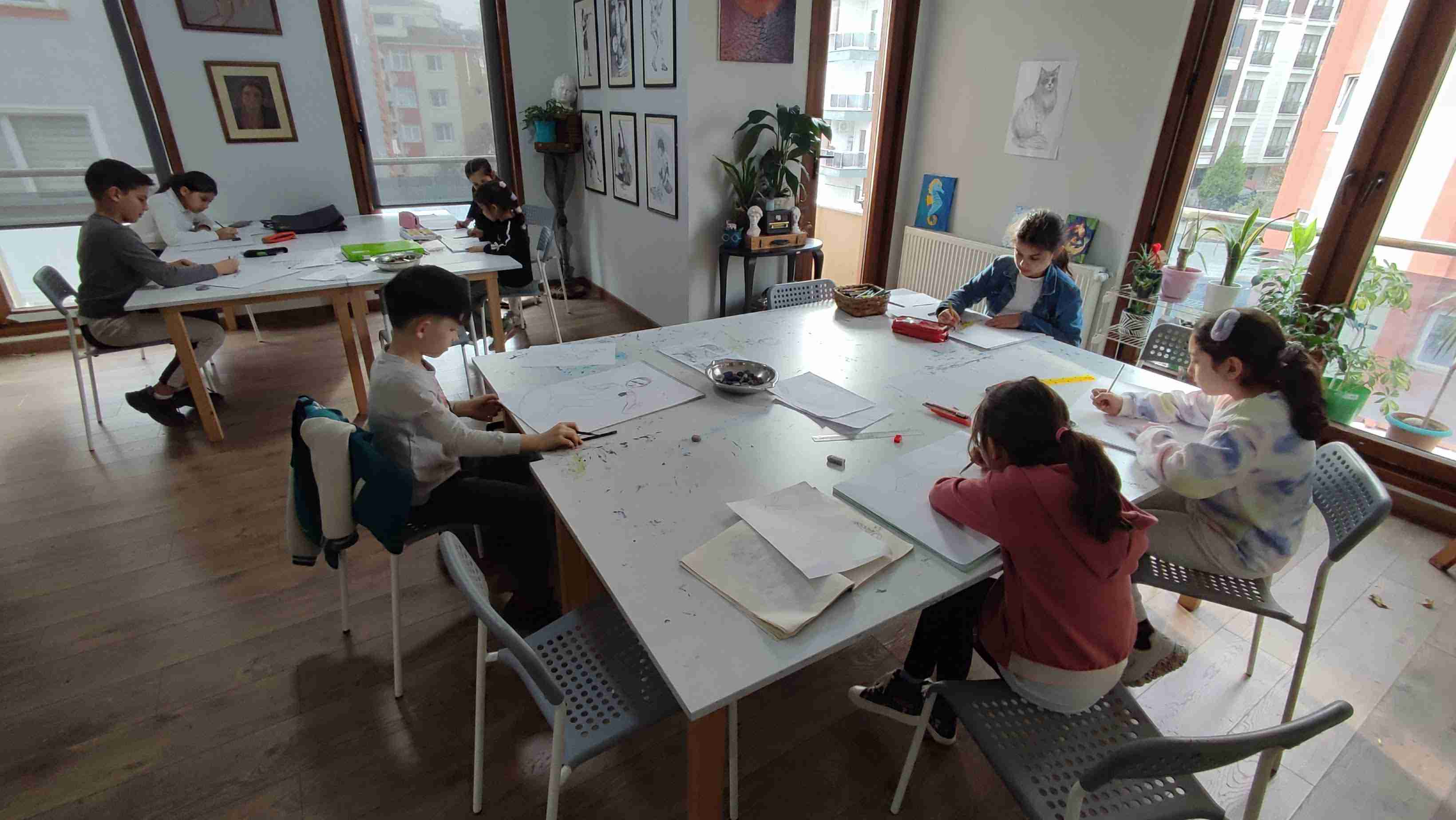 Resim Dersi Eğitimlerimizden Kareler