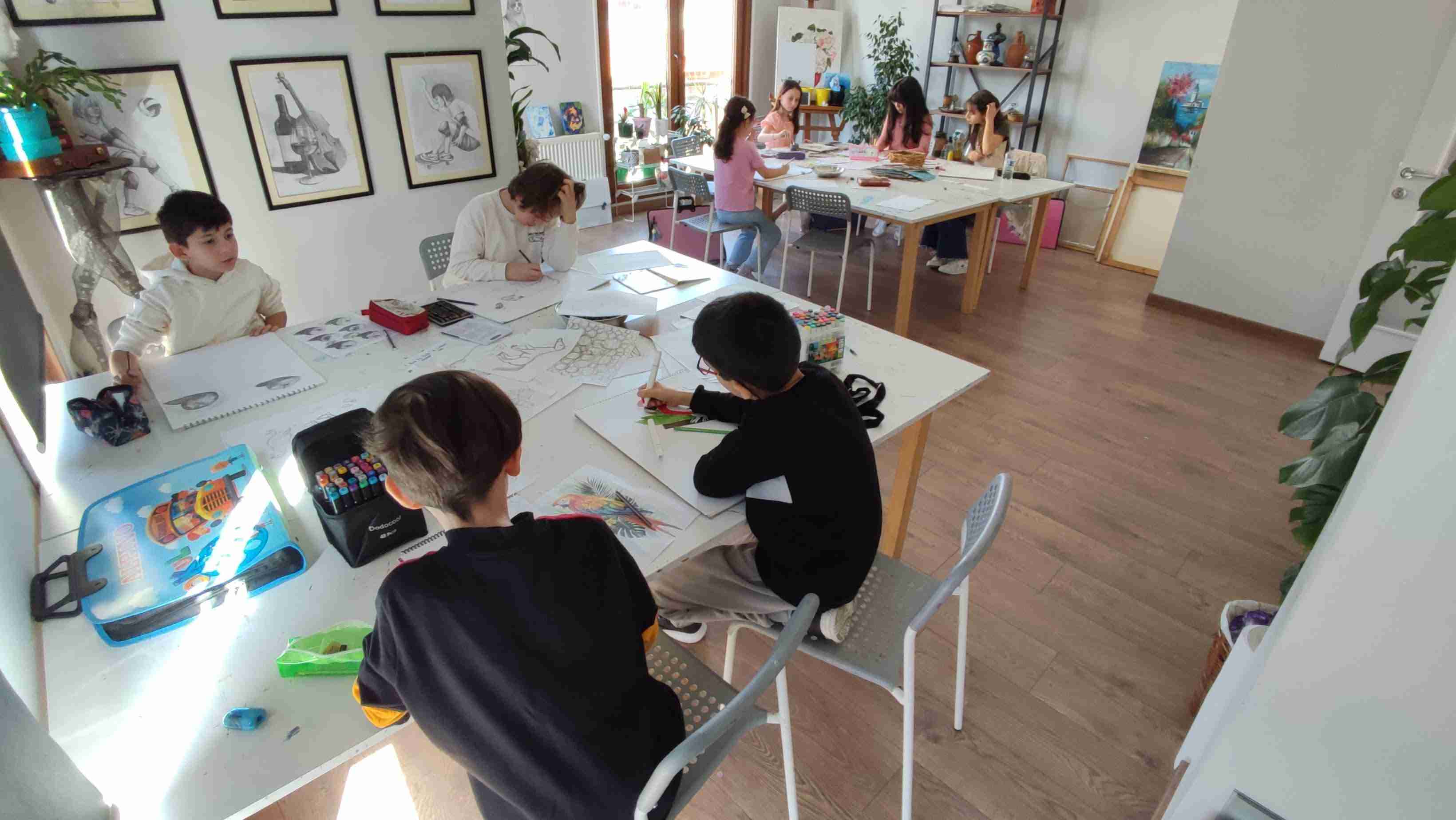 Resim Dersi Eğitimlerimizden Kareler