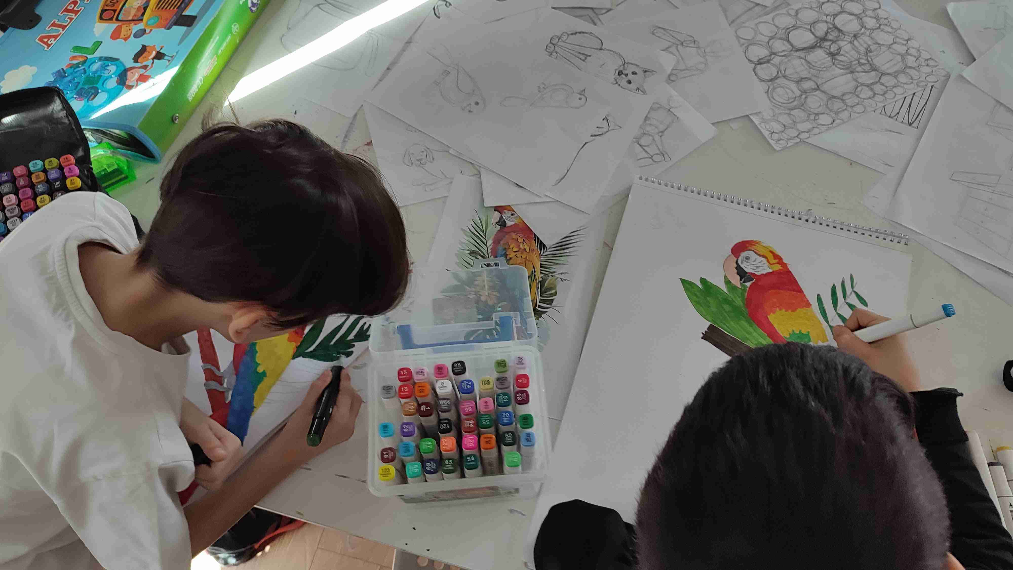 Resim Dersi Eğitimlerimizden Kareler