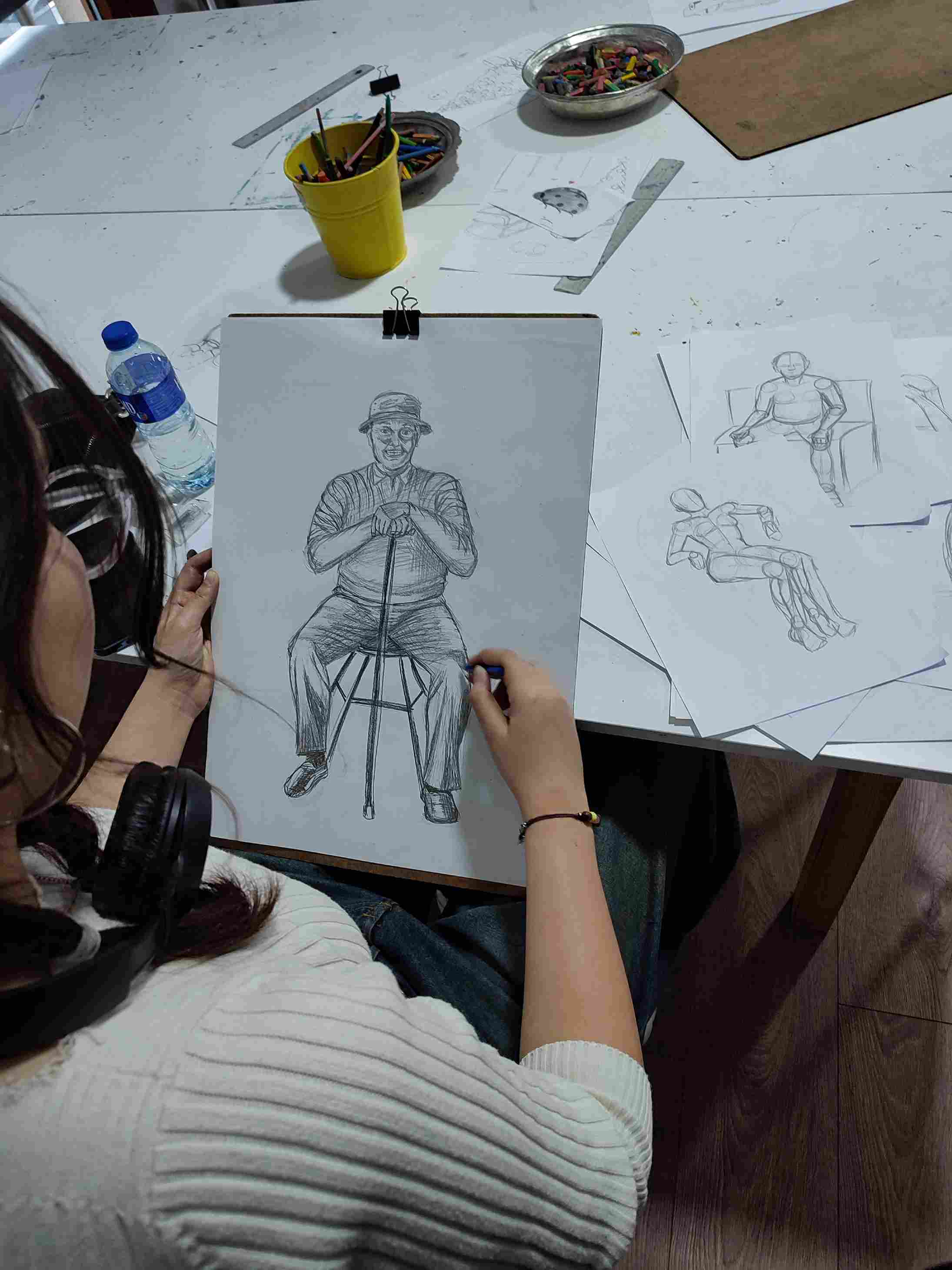 Güzel Sanatlara Hazırlık Atölyemizden Kareler