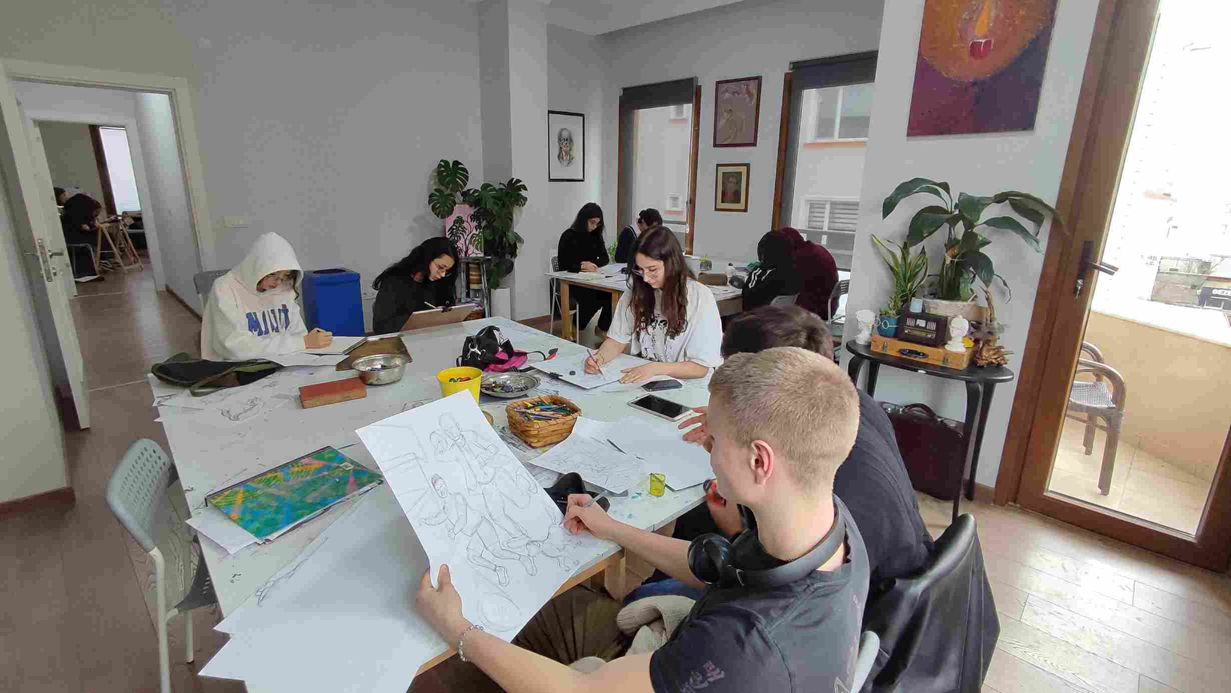 Güzel Sanatlara Hazırlık Atölyemizden Kareler