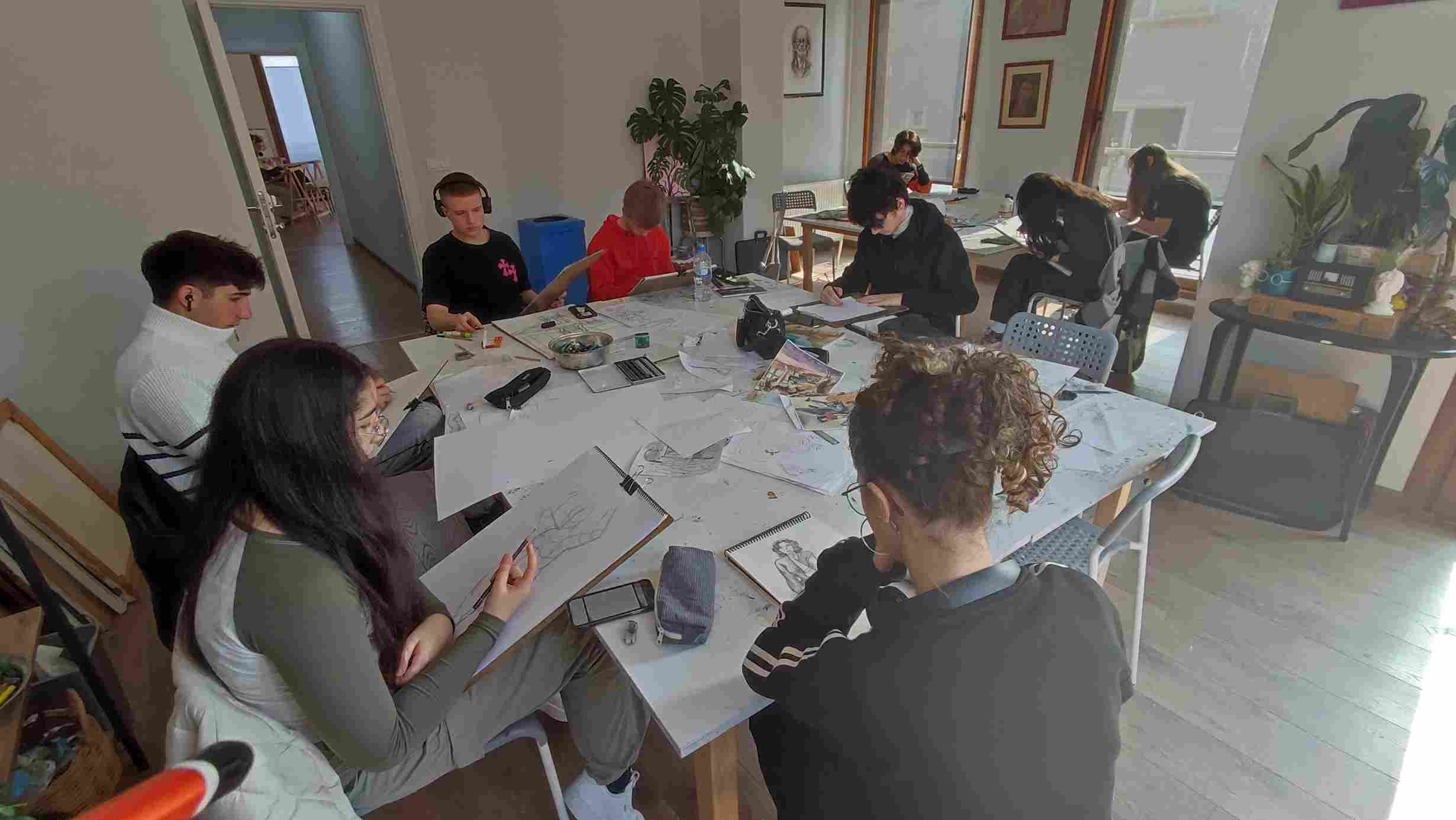 Güzel Sanatlara Hazırlık Atölyemizden Kareler