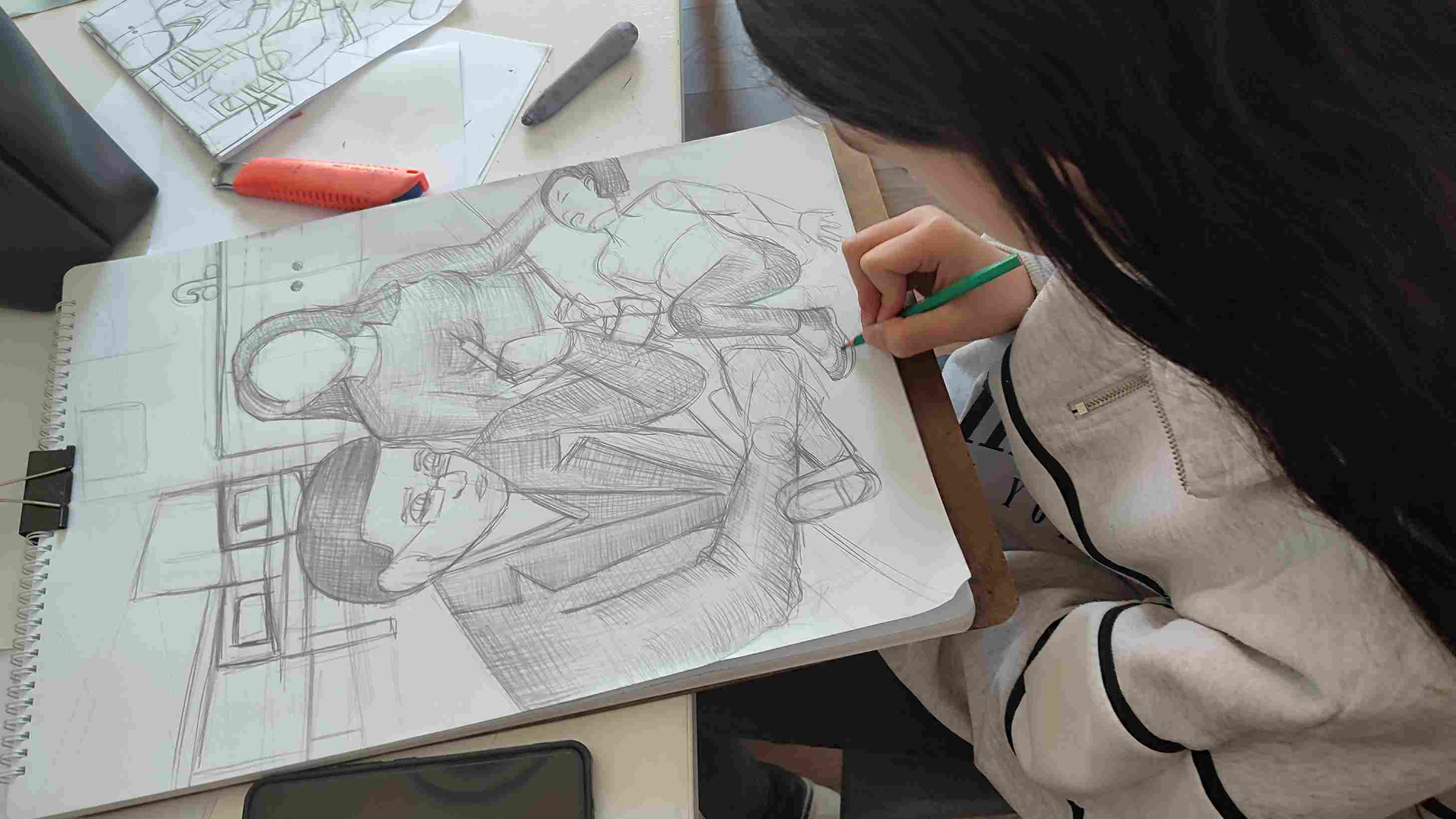 Güzel Sanatlara Hazırlık Atölyemizden Kareler