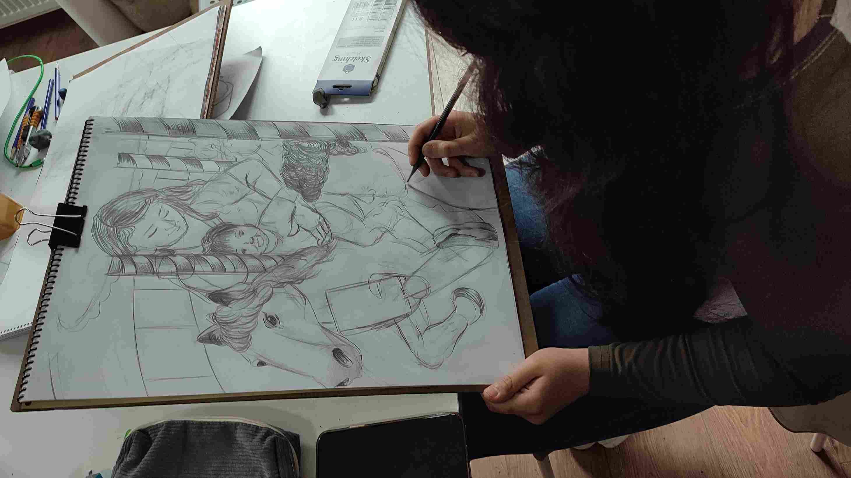 Güzel Sanatlara Hazırlık Atölyemizden Kareler