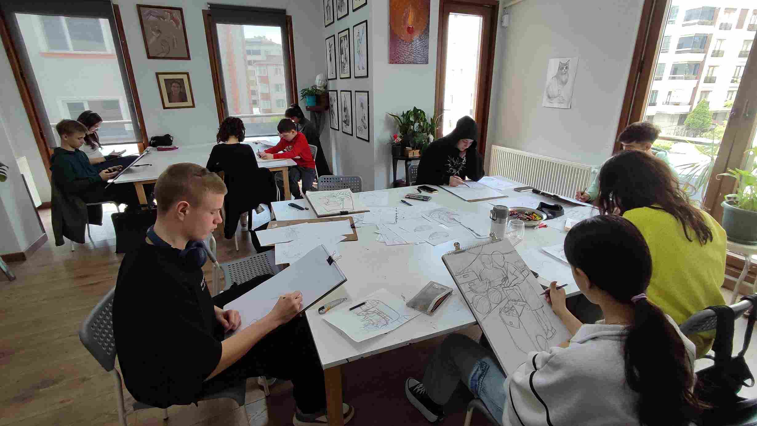 Güzel Sanatlara Hazırlık Atölyemizden Kareler