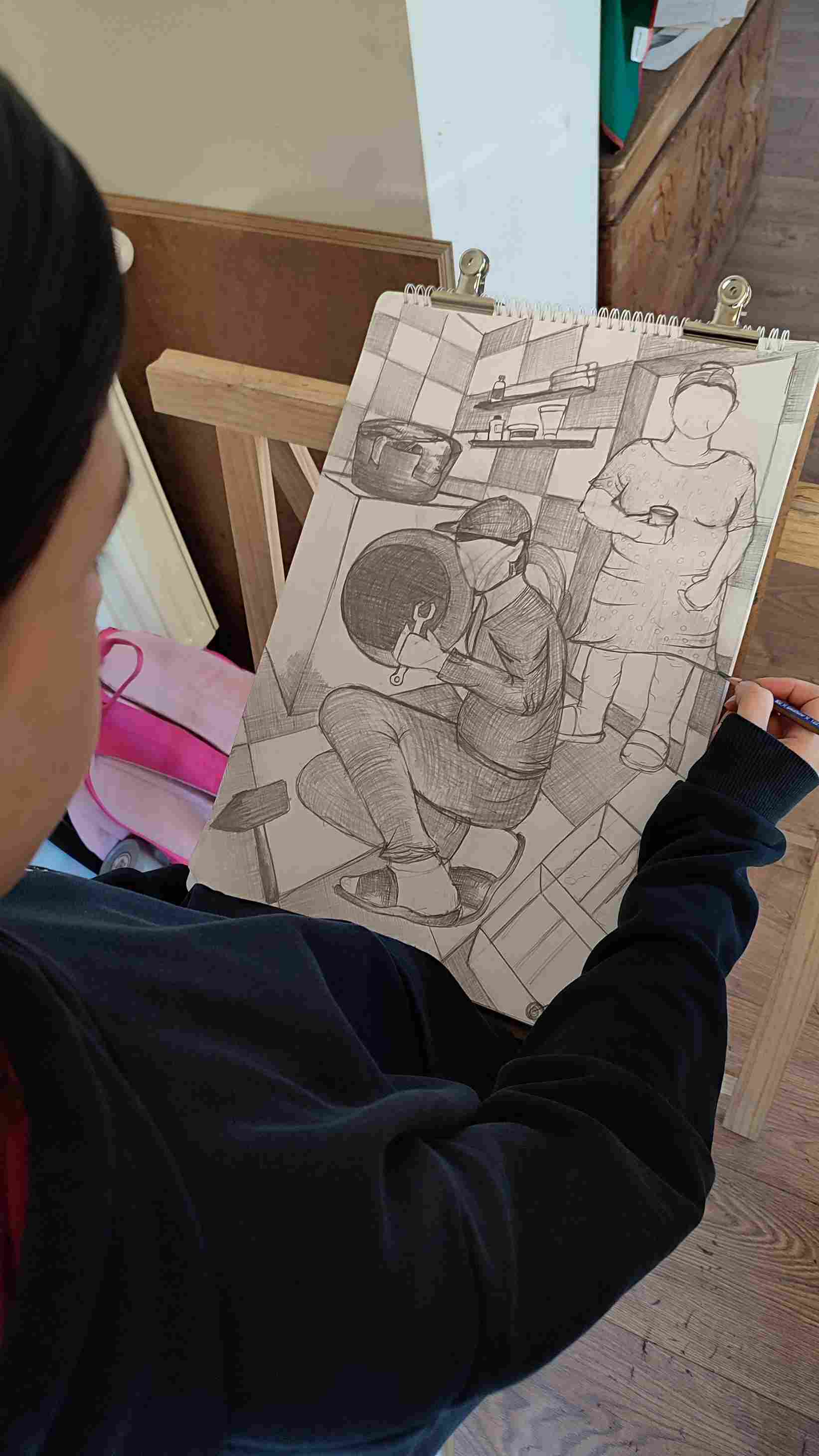 Güzel Sanatlara Hazırlık Atölyemizden Kareler