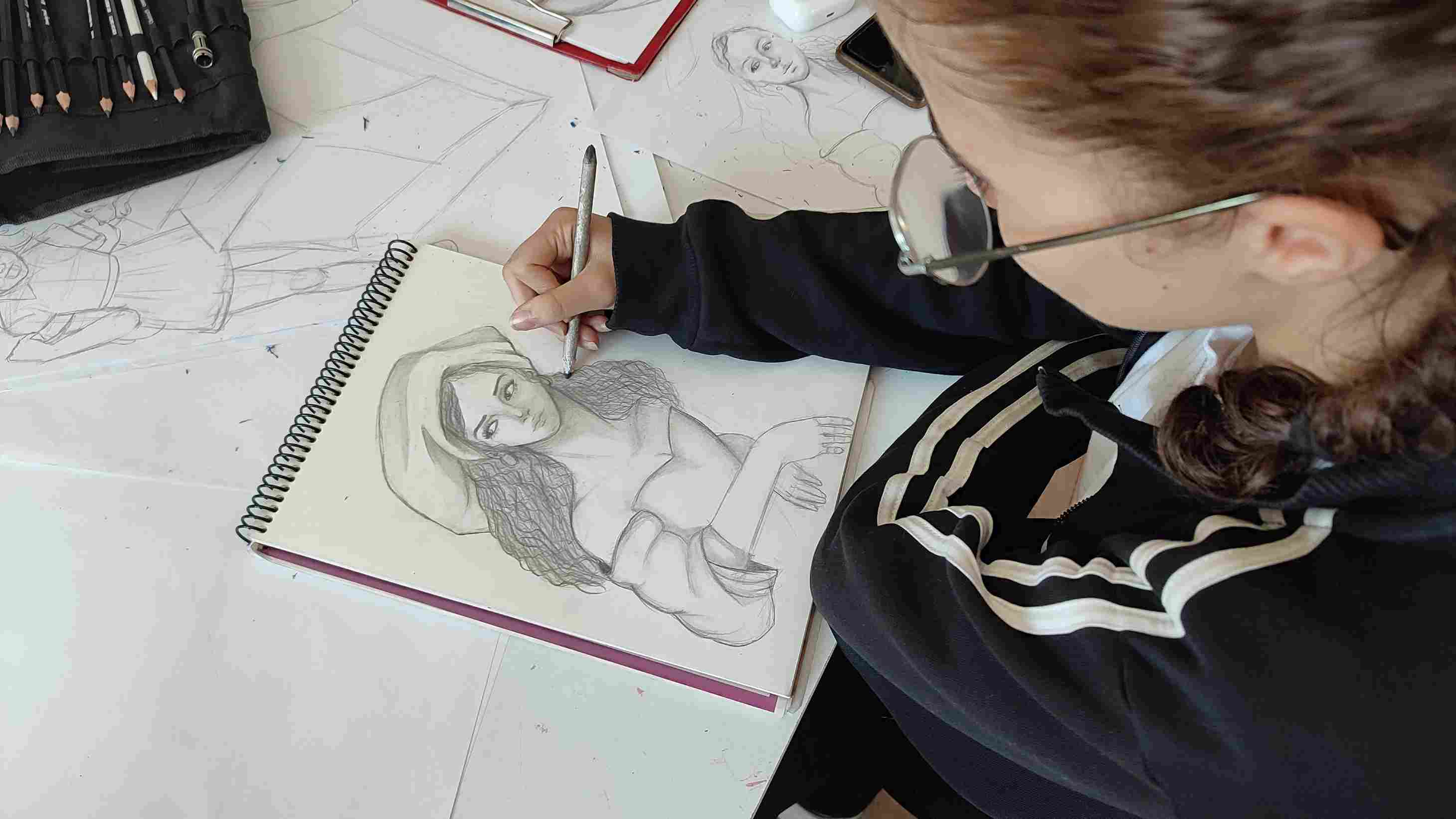 Güzel Sanatlara Hazırlık Atölyemizden Kareler