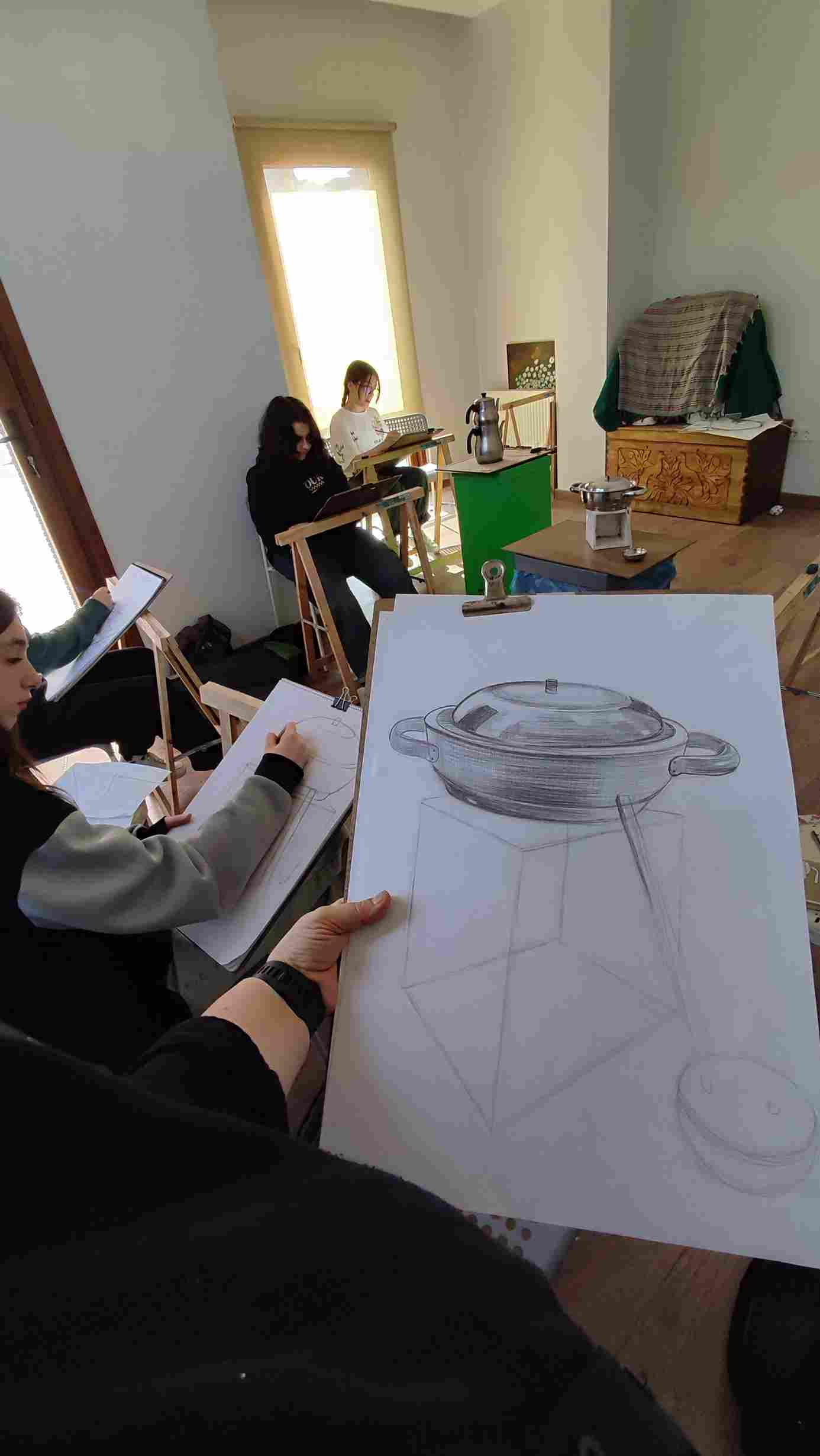 Güzel Sanatlara Hazırlık Atölyemizden Kareler