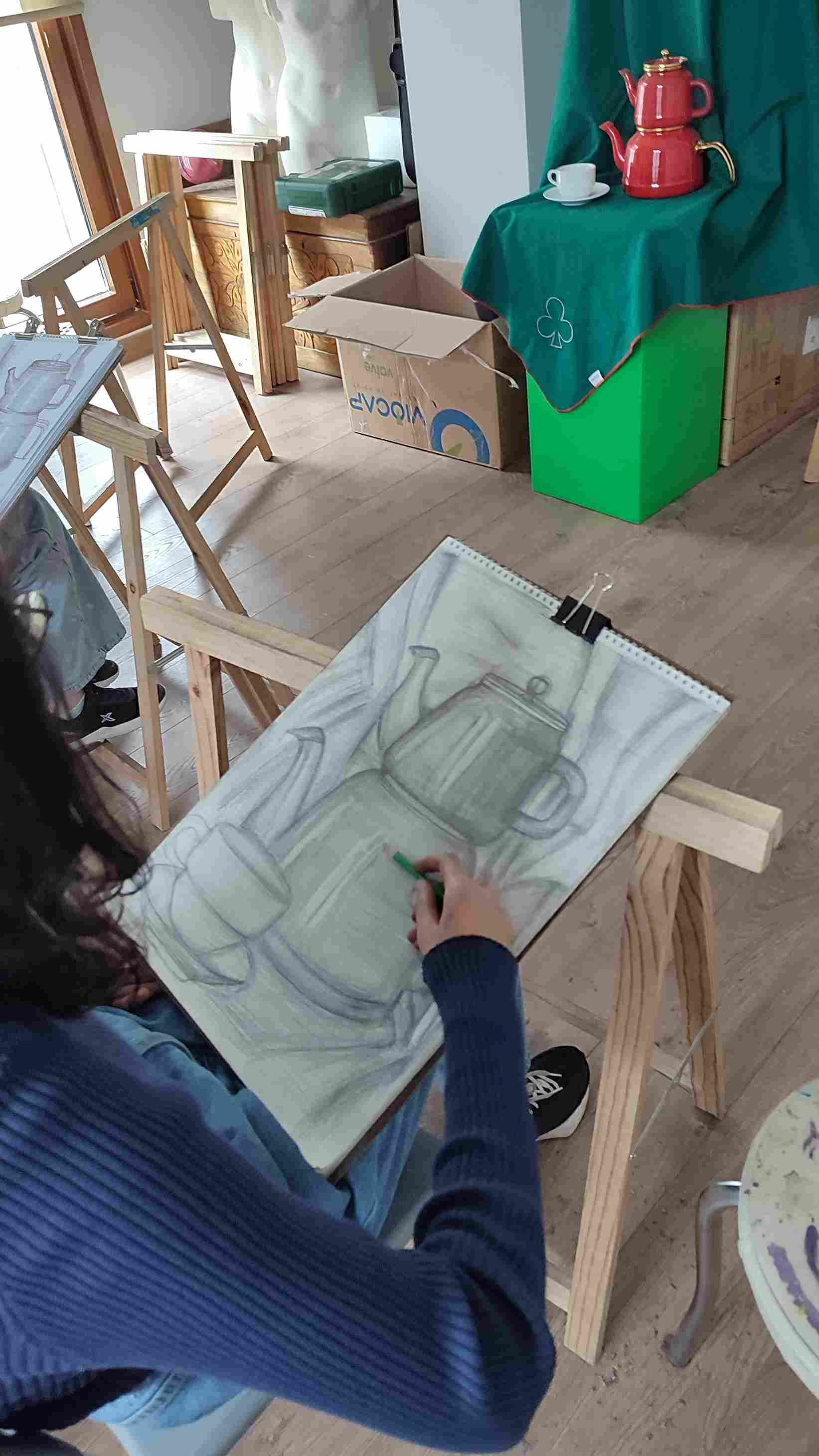 Güzel Sanatlara Hazırlık Atölyemizden Kareler