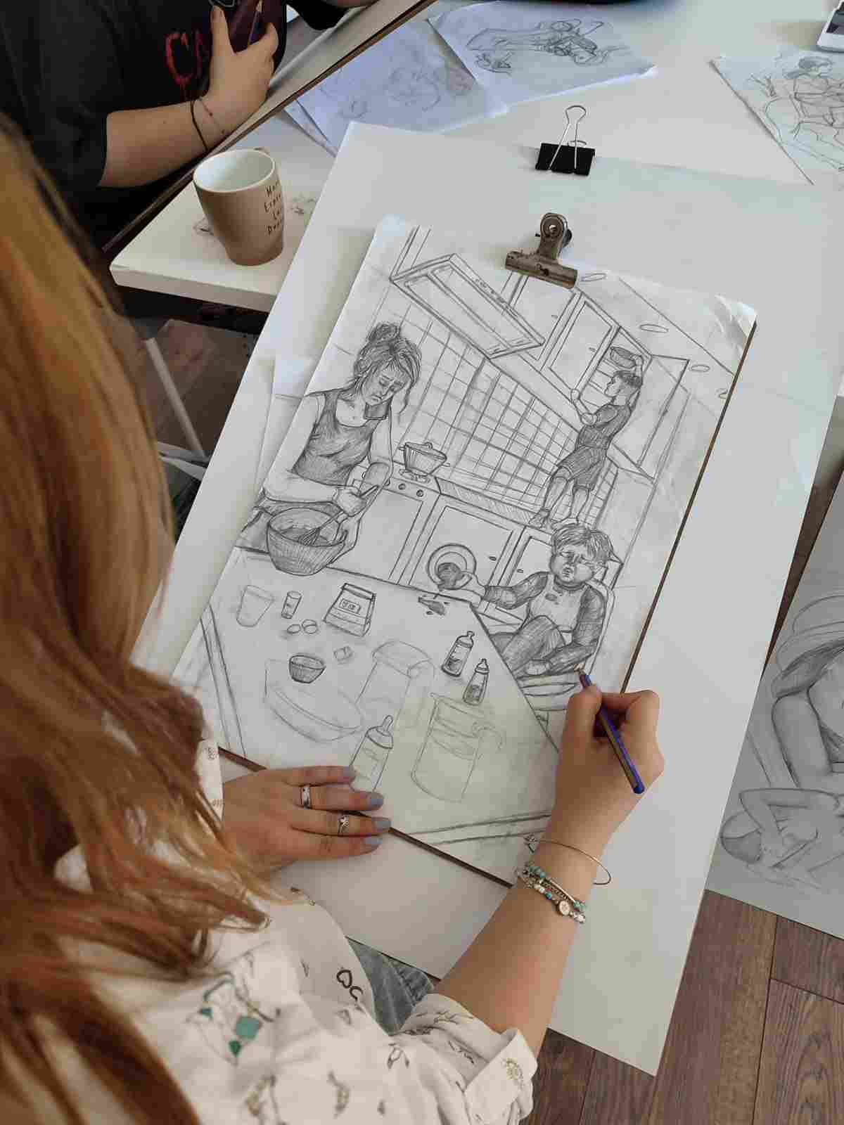 Güzel Sanatlara Hazırlık Atölyemizden Kareler