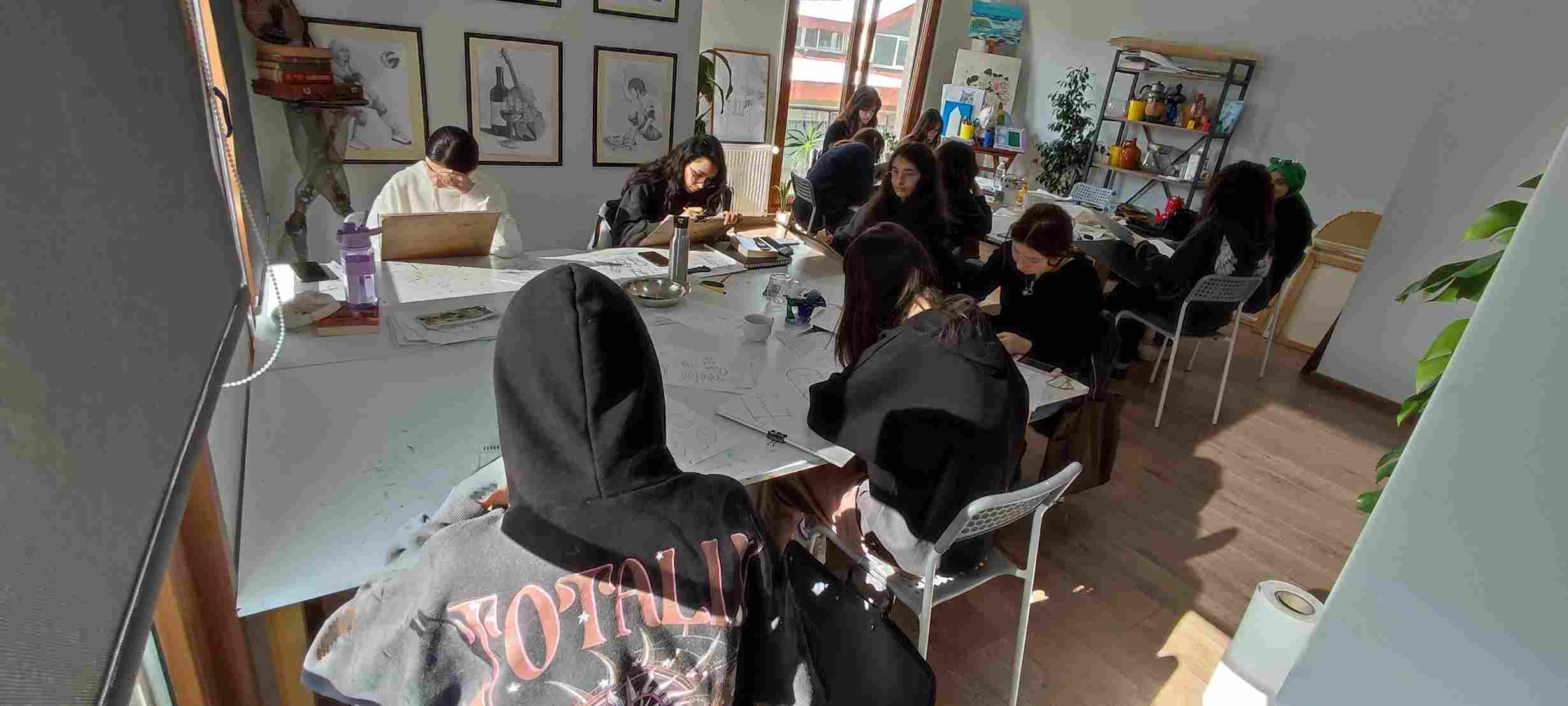 Güzel Sanatlara Hazırlık Atölyemizden Kareler